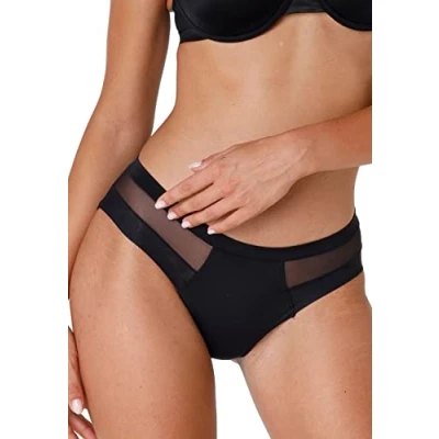Abbildung von Lovable Midi Slip mit Hohem Beinausschnitt Invisible Ultra Light Damen , Schwarz 2/S