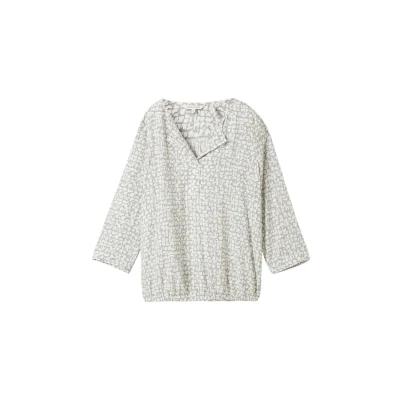 Abbildung von TOM Tailor Bluse, Damen, Größe: 34, Neutral tile design