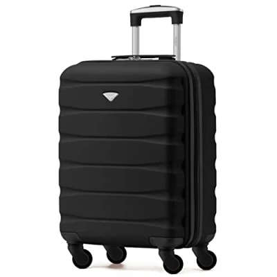 Abbildung von Flight Knight Leichte 4 Rad ABS Hartschalenkoffer Handgepack, zugelassen fur uber 60 Fluggesellschaften, einschließlich easyJet, Jet2 und maximale Große Ryanair (Priority) 55 x 40 20 cm