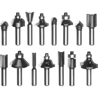 Abbildung von Einhell Fräser Set &quot;Fräsersatz 8 mm&quot;, (Set, 15 tlg.), aus verschiedenen Fräsern zur Holzbearbeitung