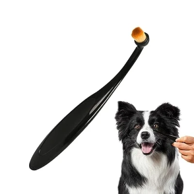 Abbildung von Kamm Zum Entfernen Von Tränenflecken Professionelle Puder Applikatorbürste Für Hunde Und Katzen Tränenkamm Hunde, Die Augenpflege Bei Hunden