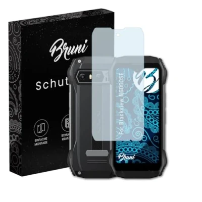 Abbildung von Bruni Schutzfolie kompatibel mit Blackview N6000SE Folie, glasklare Displayschutzfolie (2X)