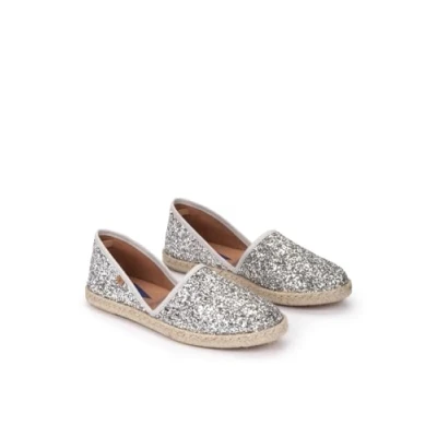 Abbildung von Verbenas Carmen Glitter Espadrille, Damen, Größe: 36, Plata Schuhe