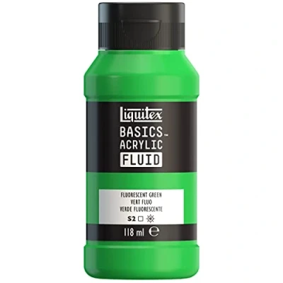 Abbildung von Basics fluid 118ml fluorescent green row 985
