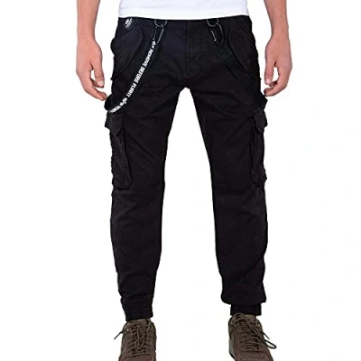 Abbildung von Alpha Industries Utility PANT Cargohose, Herren, Größe: 34, Black
