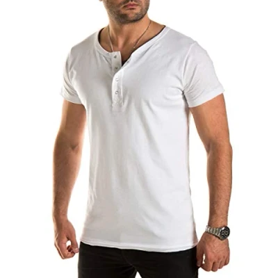 Abbildung von WOTEGA Herren T Shirt Pete in 2 1 Optik, Weiß (Cloud Dancer 114201), XL