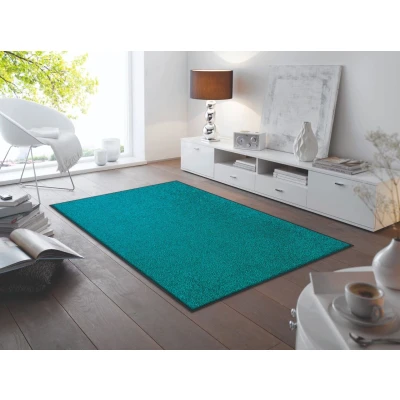 Abbildung von wash+dry Fußmatte, Peacook Green, innen und außen, waschbar, 120x180 cm