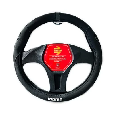 Abbildung von MOMO SUPERGRIP UNIVERSELL LENKRADABDECKUNG SCHWARZ UND GRAU
