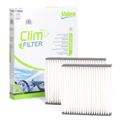 Abbildung von VALEO CLIMFILTER COMFORT 715556 Innenraumfilter Partikelfilter 200, 200 PEUGEOT: 207 CC, 208 I Schrägheck, CITROËN: C3 III, II