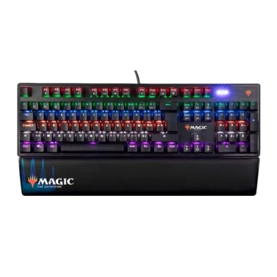 Abbildung von Konix Magic The Gathering Kabelgebundene mechanische Gaming Tastatur AZERTY Anti Ghosting 20 Lichteffekte 1,7 m Kabel