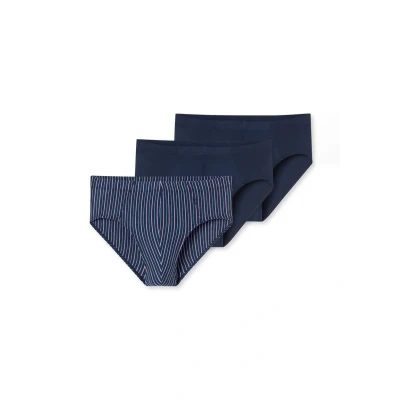 Abbildung von Schiesser Herren 3 Pack Unterwäsche Slips mit weichem Bund Bio Baumwolle 95/5 Organic Slip, Sortiert 11_180841, 9