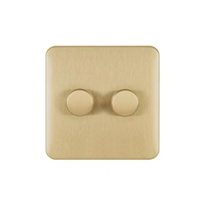 Abbildung von Schneider Electric GGBL6022CMBS Lisse Deko, schraubenlos, Gold, GGBL6022CSBS 250W, 240V