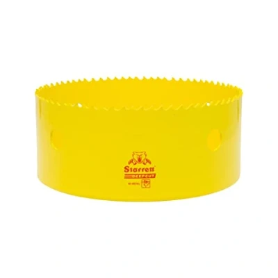 Abbildung von Starrett Tiefschnitt Lochsäge DCH0514 Hochleistungs Bimetall mit zusätzlichen Kobalt HSS Zähnen für Metalle, Holz, Gusseisen, Glasfaser Kunststoffe 133 mm