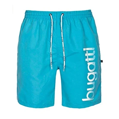 Abbildung von Bugatti Herren Badeshort in Marineblau, türkis oder schwarz, Malibu Blue (Modell: 2019), S