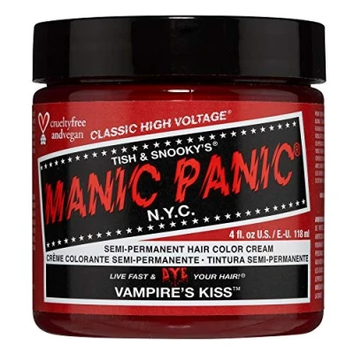 Abbildung von Manic Panic Vampire&#039;s Kiss Classic Creme, Vegan, Cruelty Free, Red Semi Permanent Hair Dye 118ml