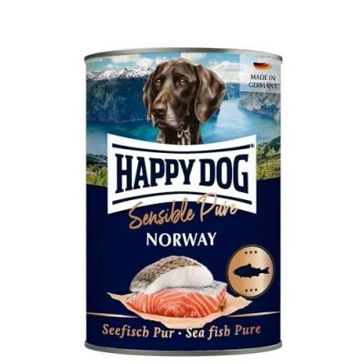 Abbildung von Happy Dog Sensible Pure Norway (Seefisch) M 18 x 400 g