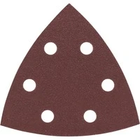 Abbildung von Bosch Home and Garden DIY 25tlg. Schleifblatt Set verschiedene Materialien für Deltaschleifer (Körnung 120, 6 Löcher) 2607019490