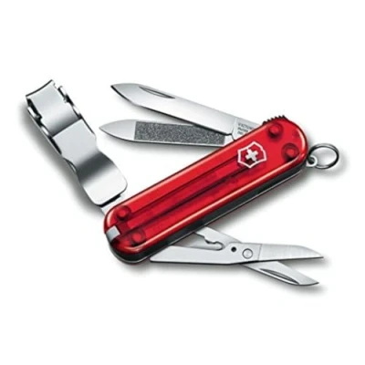 Abbildung von Victorinox Schweizer Taschenmesser, Nail Clip 580, Multitool, Maniküre, Pediküre, 8 Funktionen, Kleine Klinge, Nagelfeile, Nagelreiniger