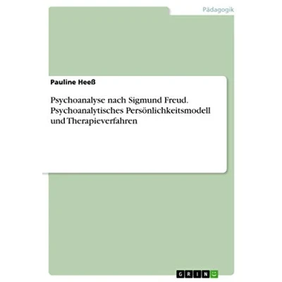 Abbildung von Psychoanalyse nach Sigmund Freud. Psychoanalytisches Persönlichkeitsmodell und Therapieverfahren