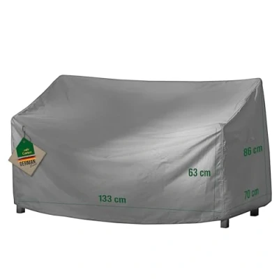 Abbildung von mehr Garten Gartenmöbel Schutzhülle Premium, Premium Gartenbank 2 Sitzer: 133(B)x70(T)x63/86(H) cm I Ro