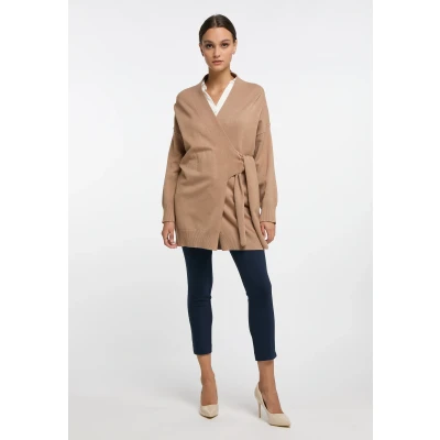 Abbildung von Dreimaster Iridia Strickjacke, Damen, Größe: XL/XXL, Dunkelsand