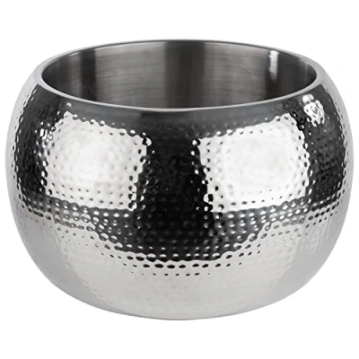 Abbildung von APS Wein und Sektkühler &quot;BIG BOWL&quot;, herausnehmbarer Tropfeinsatz, Edelstahl, Ø 37 cm