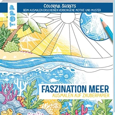 Abbildung von Colorful Secrets Faszination Meer (Ausmalen auf Zauberpapier): Ausmalen &amp; entdecken. für Erwachsene