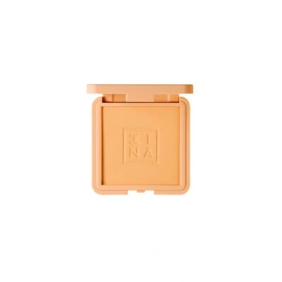 Abbildung von 3INA MAKEUP The Compact Powder 636 Dunkelnude Natürliches, seidiges Finish Gleichmäßige Abdeckung Angenehme und leuchtende Textur Mineralpuder Leicht zu verblenden Vegan Cruelty Free