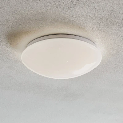 Abbildung von Briloner Leuchten LED Deckenleuchte 3256 016, fest verbaut, Warmweiß, Farbwechsler, Kaltweiß, Neutralweiß, Tageslichtweiß, Sternenhimmeleffekt, RGB, dimmbar, Fernbedienung, weiß