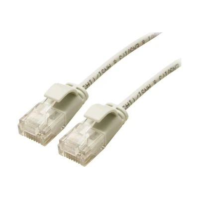 Abbildung von ROLINE UTP DataCenter Patchkabel Kat.6A (Class EA), LSOH, slim, grau, 1 m