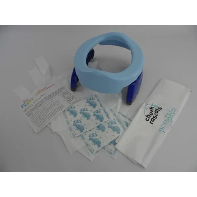 Abbildung von Vital Innovations 2730 13 2in1 Potette Plus das Reisetöpfchen, blau/gelb