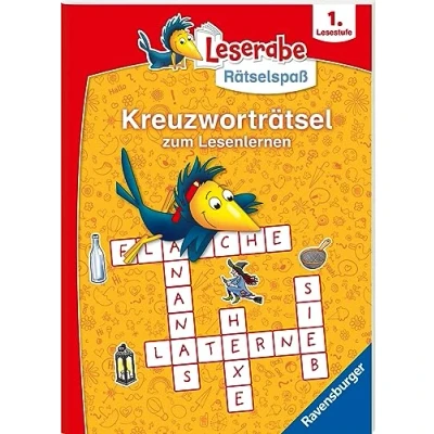 Abbildung von Ravensburger Leserabe Rätselspaß Kreuzworträtsel zum Lesenlernen 1. Lesestufe, Rätselbuch ab 6 Jahre