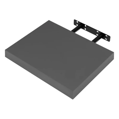 Abbildung von WOLTU Wandboard Wandregal CD DVD Regal Bücherregal Schweberegal Holz Board 30x22.9x3.8cm dunkel grau für Büro, Wohnzimmer, Schlafzimmer, Küche RG9371dgr