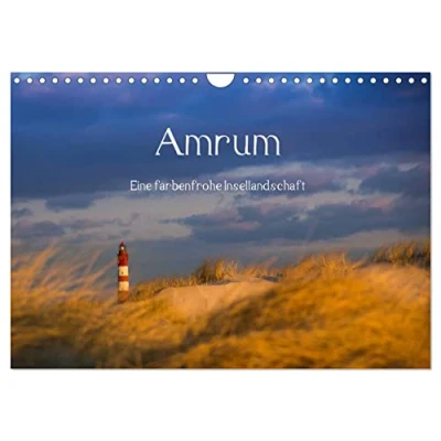 Abbildung von Amrum Eine farbenfrohe Insellandschaft (Wandkalender 2025 DIN A4 quer), CALVENDO Monatskalender