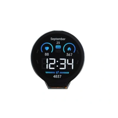 Abbildung von Waveshare ESP32 S3 Development Board with 1.28inch Round LCD Display,32 bit LX7 Dual core Processor,Support 2.4 GHz Wi Fi and Bluetooth 5(LE),Embedded GC9A01 Driver Chip