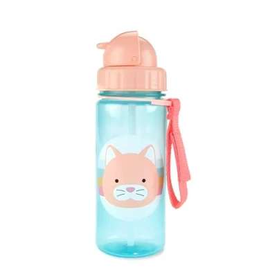 Abbildung von Skip Hop Zoo Wasserflasche Katze, Blau