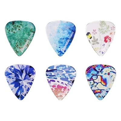 Abbildung von IBANEZ KALEIDO Series Picks Copolyester Material Heavy/ 6 teilig Set (PCP14H C1)