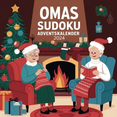Abbildung von Omas Sudoku Adventskalender: Rätselspaß in der Adventszeit