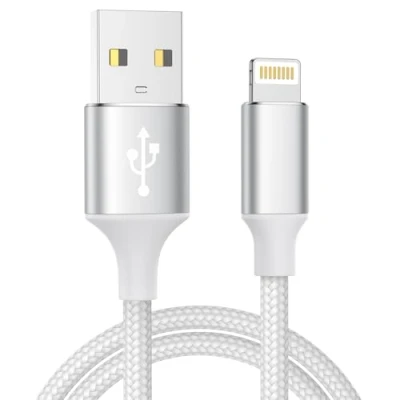 Abbildung von iPhone Ladekabel, Lightning Kabel 1.8M Ladekabel Schnellladekabel MFi Zertifiziert Nylon USB für 14 13 12 11 Pro Max Mini XS XR X 8 7 6 Plus 5 SE 2020,iPad