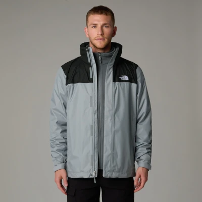 Abbildung von The North Face Evolve Triclimate Jacket Hardshelljacke, Herren, Größe: Small, Monument grey/black