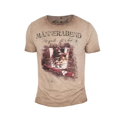 Abbildung von Hangowear Herren T Shirt MAENNERABEND beige XL