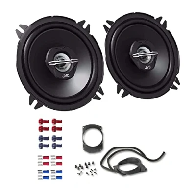 Abbildung von JVC CS J520X Auto Lautsprecher Boxen 500 Watt 13 cm 2 Wege Koax passend für Mercedes C Klasse (W202) 1993 2001 Türen Heck