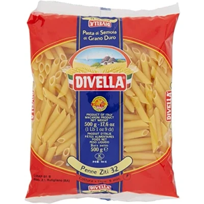 Abbildung von 10x Pasta Divella 100% Italienisch N 32 Penne Ziti 500g