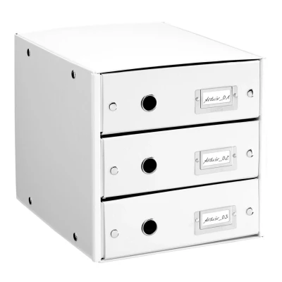 Abbildung von LEITZ Schublade Schubladenbox Click &amp; Store WOW, 3 Schübe, weiß