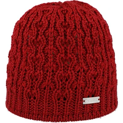 Abbildung von Eisglut Damen Emilia Merino Mütze, Wein, M 57 58cm