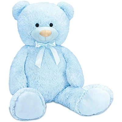 Abbildung von BRUBAKER Kuscheltier XXL Teddybär mit Schleife (1 St), 100 cm großer Teddy Bär, Stofftier Plüschtier