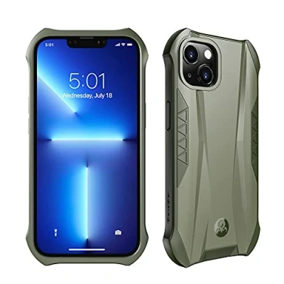 Abbildung von GravaStar für iPhone 13 Case Stoßfestes Bumper Cover MagSafe Kompatibel, Verdickte 4 Eck TechnologieVerstärkter Fallschutz Anti Rutsch Matte Oberfläche Hard Armor (Olive Green)