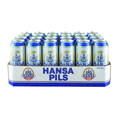 Abbildung von Hansa Pils 0.5 l Dosen DAS LEGENDÄRE AUS DORTMUND Tray DPG EINWEG (24 x 0,5 L) inkl. 6,00 Pfand
