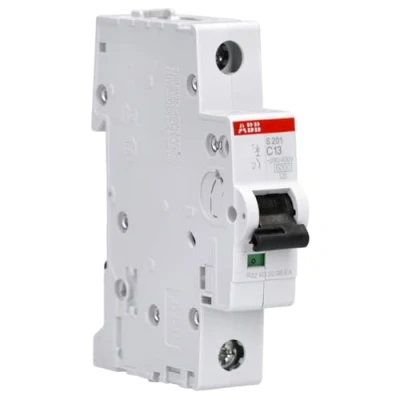 Abbildung von ABB S200 MCB Leitungsschutzschalter Typ C, 1 polig 13A 230V, Abschaltvermögen 6 kA System Pro M Compact