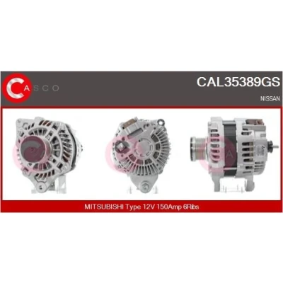 Abbildung von CASCO CAL15551GS Lichtmaschine 12V 140A VOLKSWAGEN: Transporter 5 Kastenwagen, Bus, Multivan (7HM